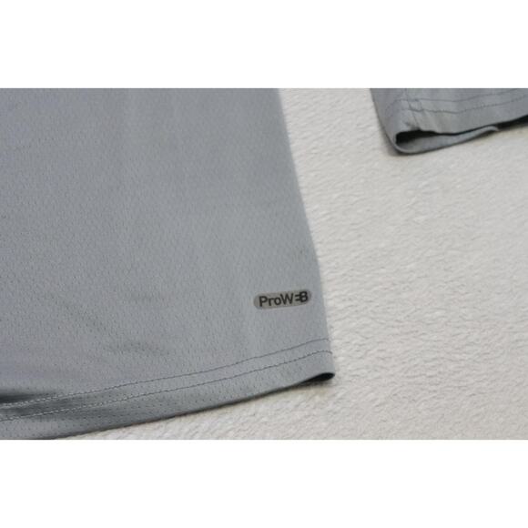 Spyder ProWeb Athletic Jacket 1/4 Zip Performance Gray Mens Medium TALL MT - Picture 9 of 10